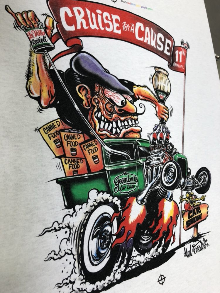 Cruise for a Cause print detail